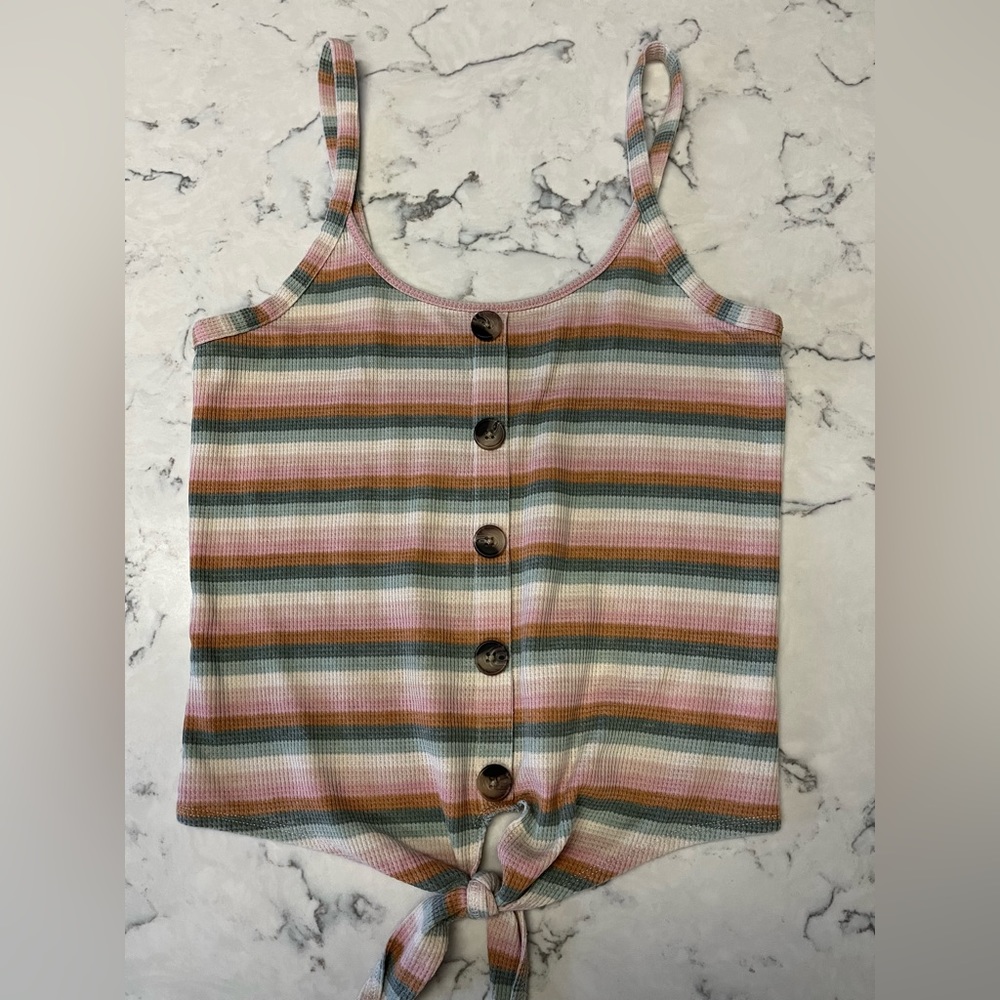 American eagle striped ribbed tank top. Size XS